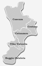Cartina Calabria