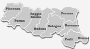 Cartina Emilia Romagna