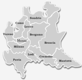 Cartina Lombardia